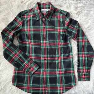 Vineyard Vines Plaid Shirt With Cashmere Size 4